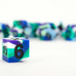 FanRoll 16mm Pride Sharp Edge Silicone Rubber Poly Dice Set: Gay Men