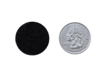 Playfully Ever After 1 Inch Black 100pc Felt Circle Stickers