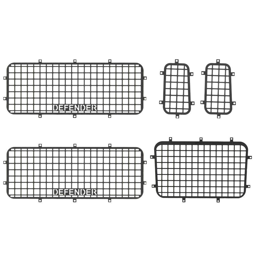 VGEBY1 Crawler Window Mesh, Metal Window Protective Net RC Defender Window Guard for 1/10 RC Crawler Car