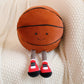 Xshelley12 inch Footbal/Basketball Plush Toys Pillow,Stuffed Sports Balls Plush Toys,Creative Basketball/Football Plush Doll,Spherical Soft