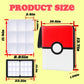 9-Pocket Trading Card Binder Holds 900 Cards - Includes 50 Removable Sleeves, Portable Zippered Card Album, Protective Game Card Storage Case for