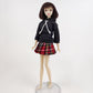 1/6 Doll Clothes for 11.5inch Girl Doll Outfits Top Hoodies Pleated Skirts Cosplay Students Clothing Dolls Accessories (Style C)