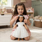 Emily Rose 18 Inch Doll Wedding Dress with Veil - White Bridal Gown & First Communion Outfit for American Girl Dolls