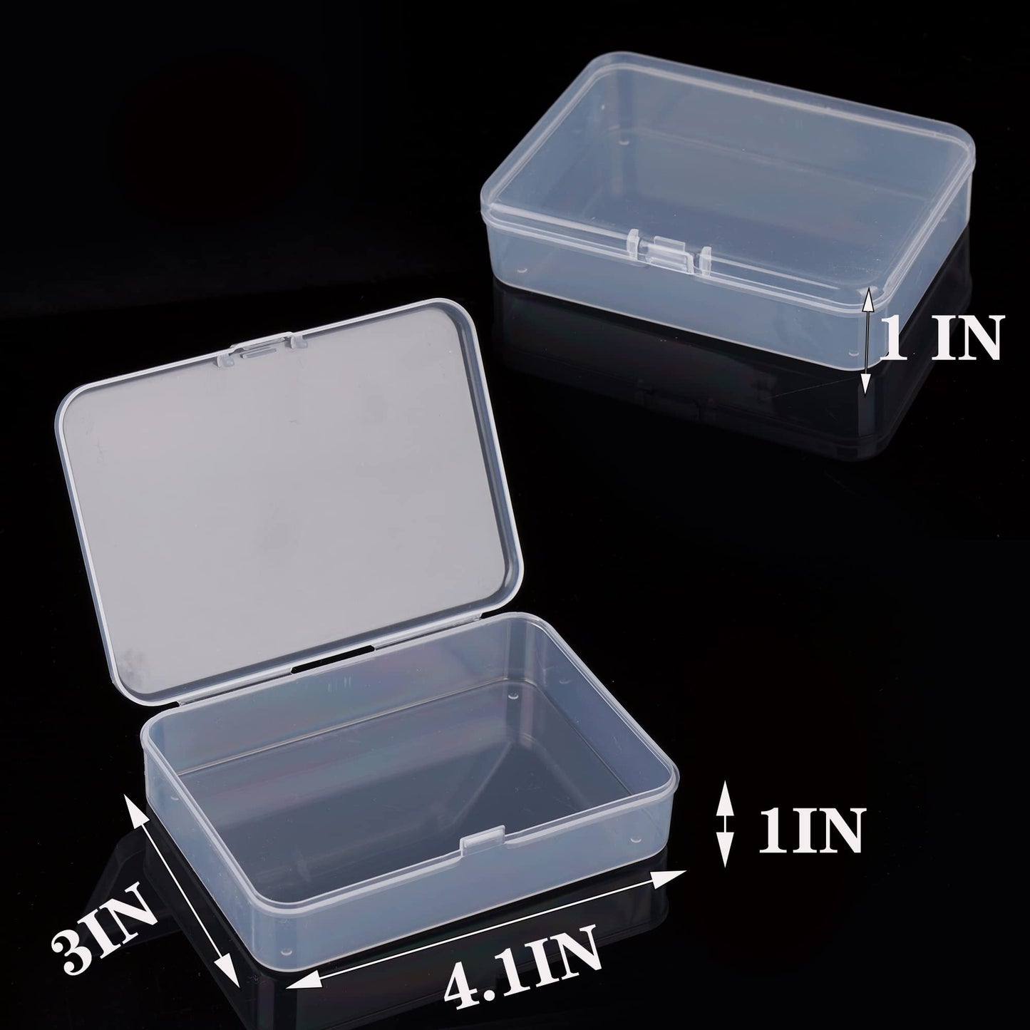 Playing Card Deck Cases 8Pcs Clear Plastic Playing Card Boxes Snaps Closed Poker Gaming Holder Plastic Storage Box Trading Card Box Card Storage