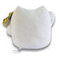 Lucky Cat Official 8" Plush, Cute Stuffed Animal Maneki Neko Anime Plush Waving Cat, White Color Cat Plush, Plushie Lucky Cat Waving Arm Stuffies
