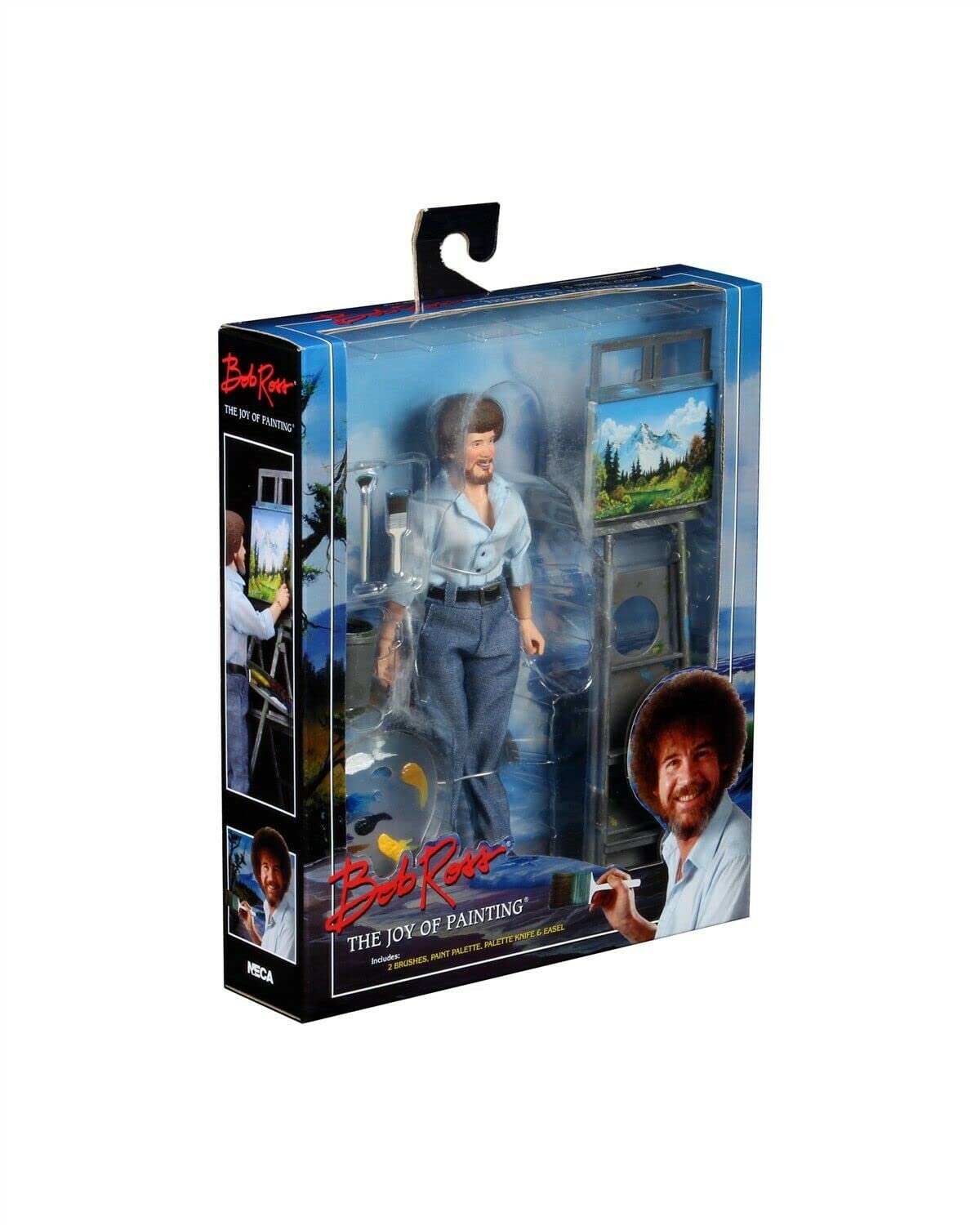 NECA - Bob Ross - 8” Clothed Action Figure - Bob Ross