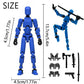 DANONI Titan13 Action Figure, Lucky Robot 13 Action Figures, 3D Printed Multi-Jointed Movable Action Figure, Dummy Robot 13 Action Figures for Desktop