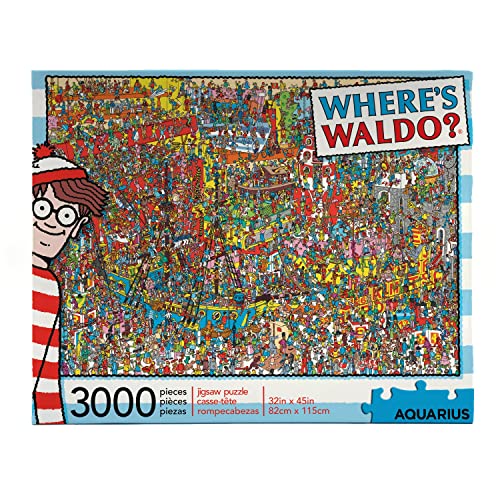 Aquarius Where’s Waldo 3000-Piece Jigsaw Puzzle