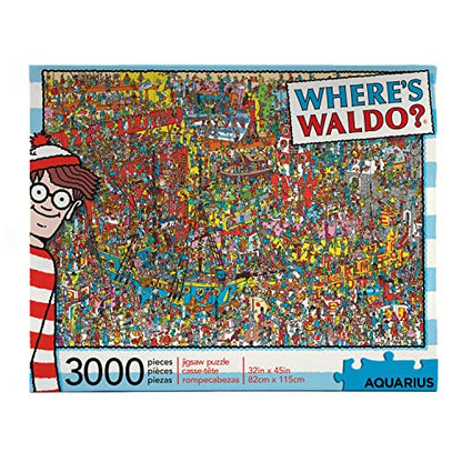 Aquarius Where’s Waldo 3000-Piece Jigsaw Puzzle
