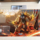Mlikemat New DTCG Duel Playmat Digimon Wargreymon Anime Trading Card Game Mat Pad + Free Mat Bag