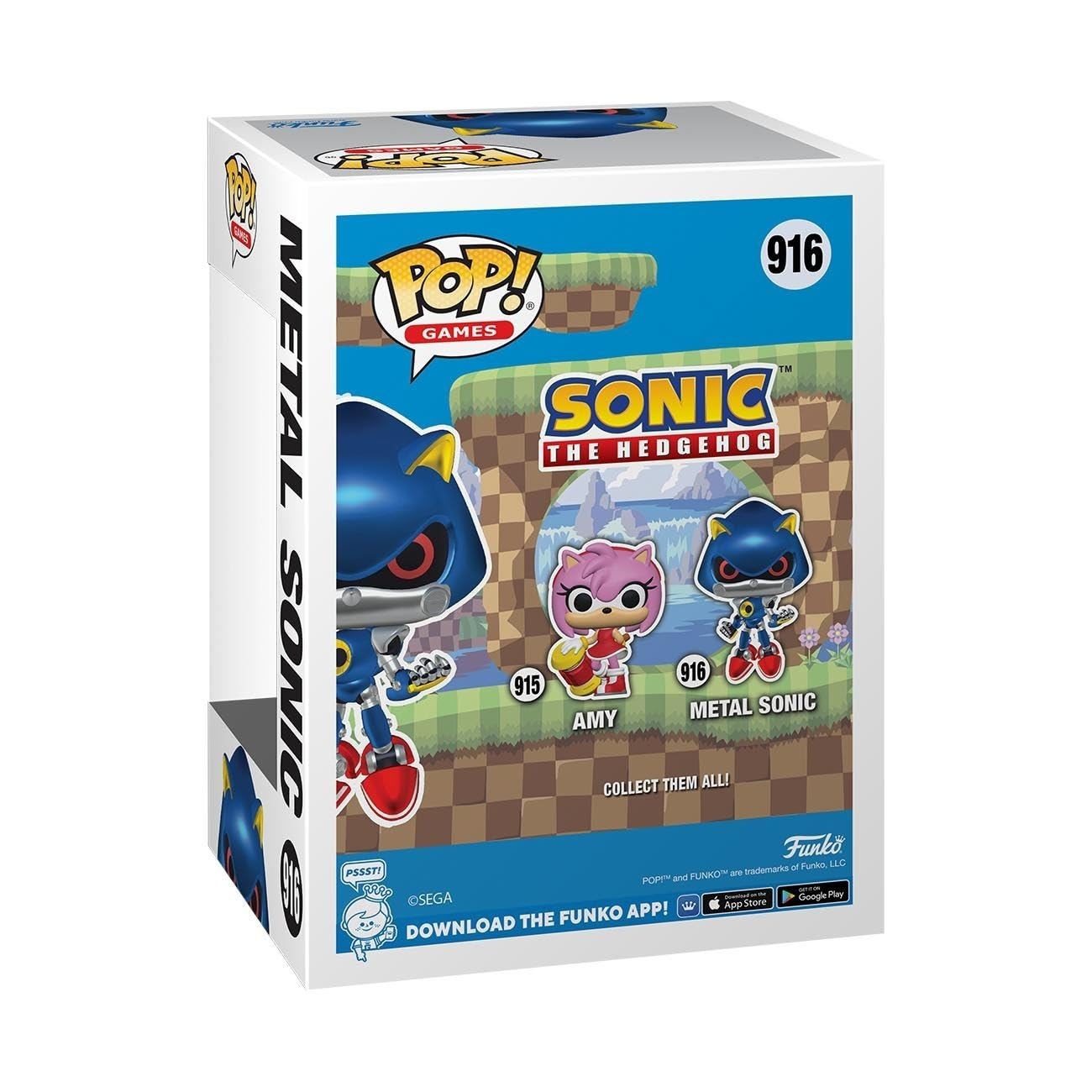 Funko Pop! Games: Sonic The Hedgehog - Metal Sonic - Collectable Vinyl Figure - Gift Idea - Official Merchandise - for Kids & Adults - Games Fans