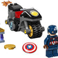 LEGO Marvel Captain America and Hydra Face-Off 76189 Collectible Building Kit; Captain America and Motorcycle Set; New 2021 (49 Pieces)