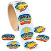 Smile Jesus Loves You Stickers - 100 Pack - Bible Stickers for Kids - VBS, Sunday School Supplies