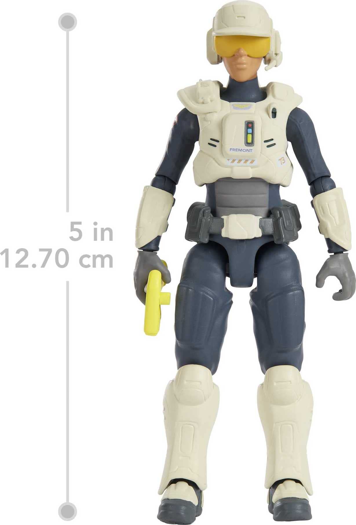 Mattel Disney and Pixar Lightyear Security Guard Fremont Action Figure, 12 Points Articulation & Movie Accessories, 5-in Scale
