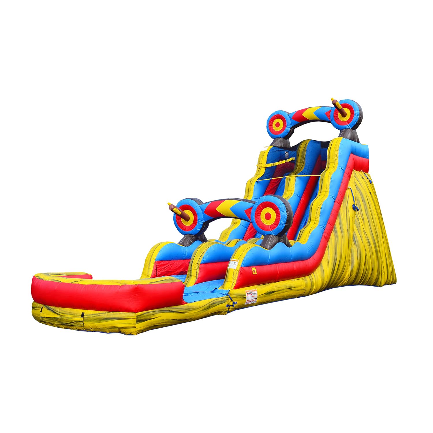 JumpOrange 19’ Target Tall Water Slide with Detachable Deep Pool, Big Kids and Adults, Commercial Grade, Outdoor Backyard Water Park, Indoor Use