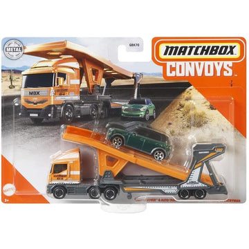 Matchbox Convoys MBX Cabover & Auto Transport Trailer with 2011 Mini Countryman