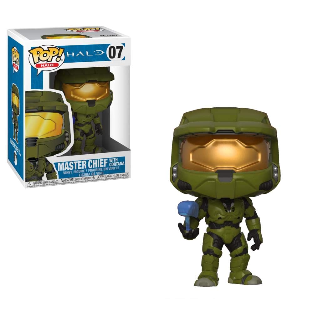 Funko POP! Games: Halo - Master ChiefF with Cortana - Collectible Vinyl Figure - Gift Idea - Official Merchandise - for Kids & Adults - Video Games