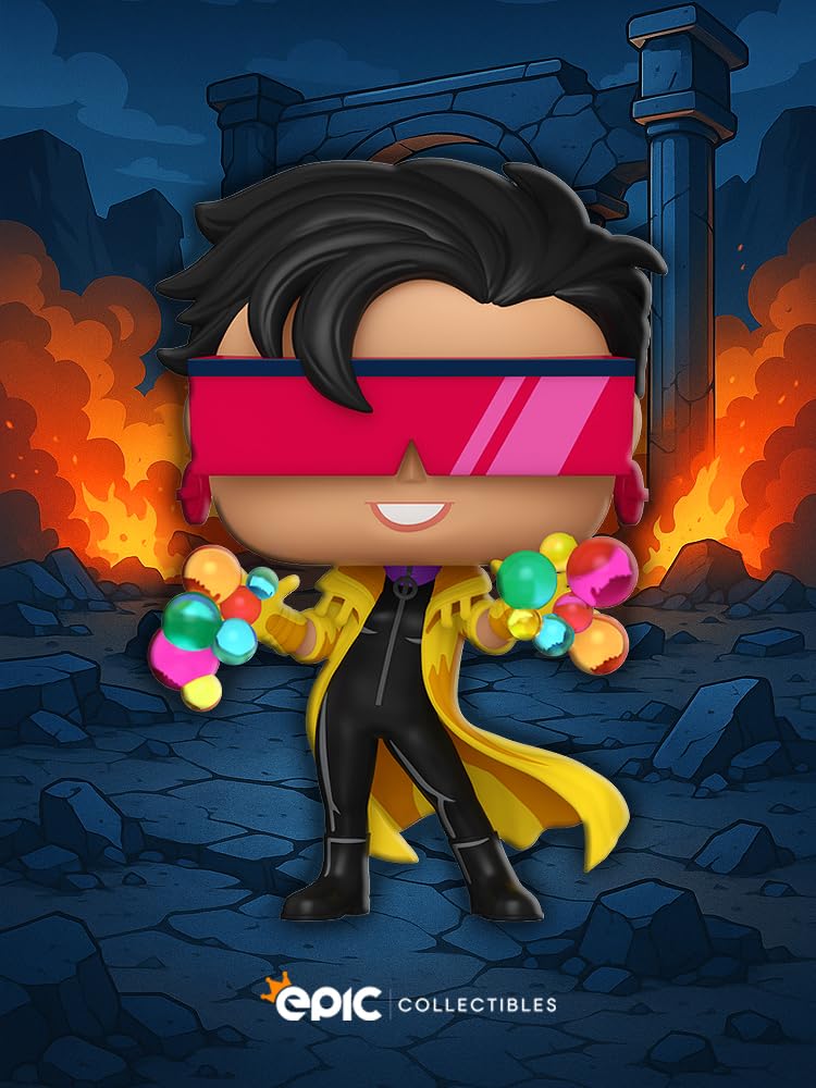 Epic Collectibles Pop Marvel: X-Men '97 - Jubilee Vinyl Figure Bundled with Box Protector Compatible for Funko