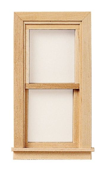 Dollhouse Miniature 1/2" Scale Traditional Non-Working Window