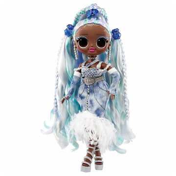 L.O.L. Surprise! OMG Fashion Show Hair Edition Lady Braids 10" Fashion Doll w/Magic Mousse, Transforming Hair, Including Stylish Accessories, Holiday