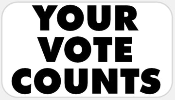 Your Vote Counts - 250 Stickers Pack 2.25 x 1.25 inches - Election 2020 Voting
