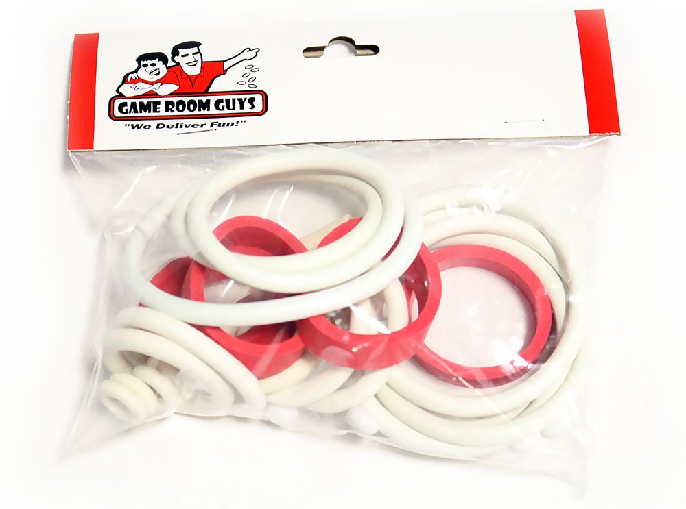 Game Room Guys Gottlieb Bounty Hunter Pinball White Rubber Ring Kit