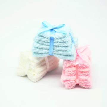 Dollhouse Miniature Towels, 1:12 Bathroom Bath Towel, Mini Face Towel, for Dollhouse Bathroom Furniture Decor (1PCS) (Blue)