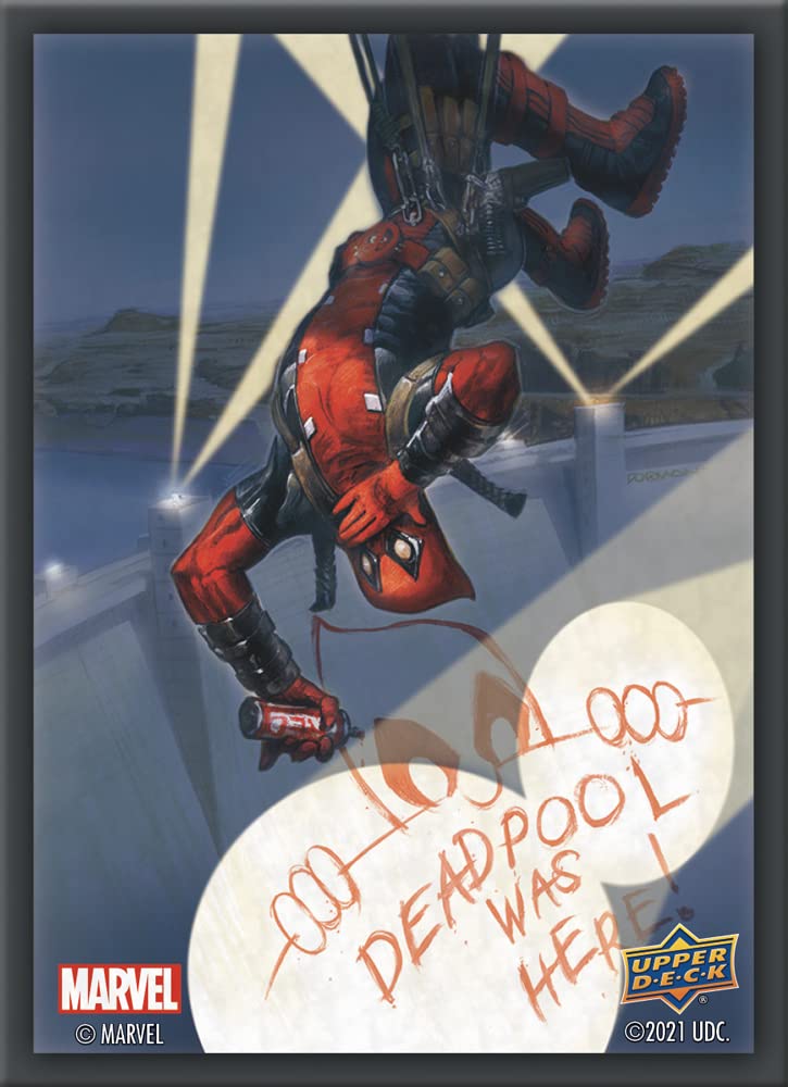 Upper Deck Deadpool Sleeves (65 Count, Clear Plastic Card Sleeves)