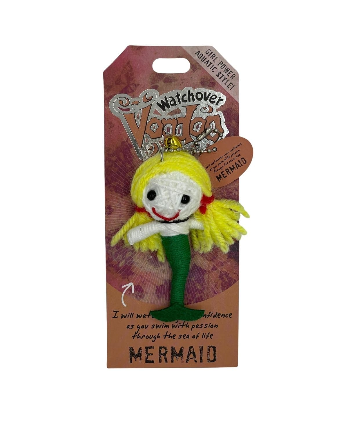 Watchover Voodoo 3-Inch Mermaid - Handcrafted Gift to Bring Good Luck and Positivity Everywhere You Go