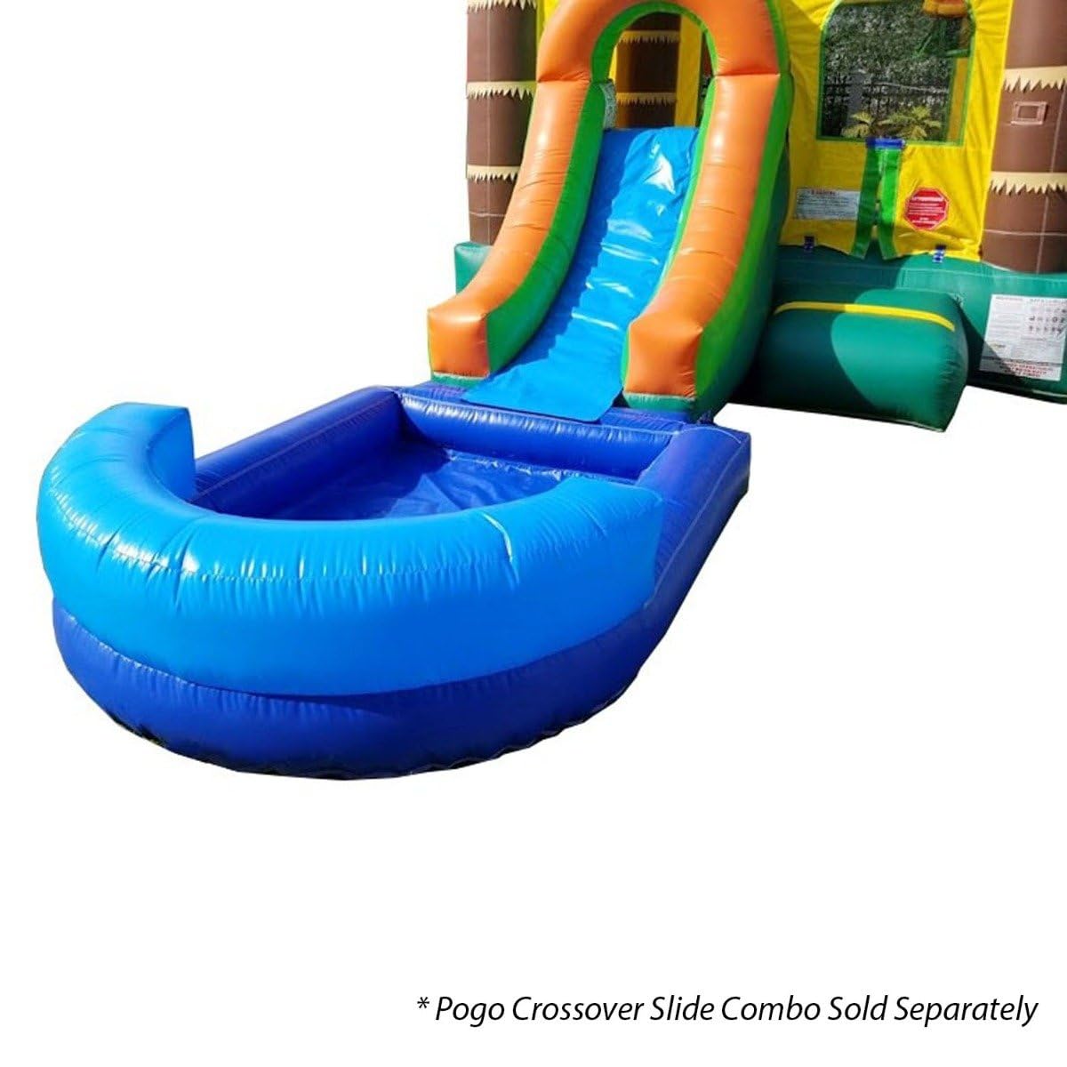 Pogo Crossover Inflatable Pool Attachment for Bounce House Slide Combos