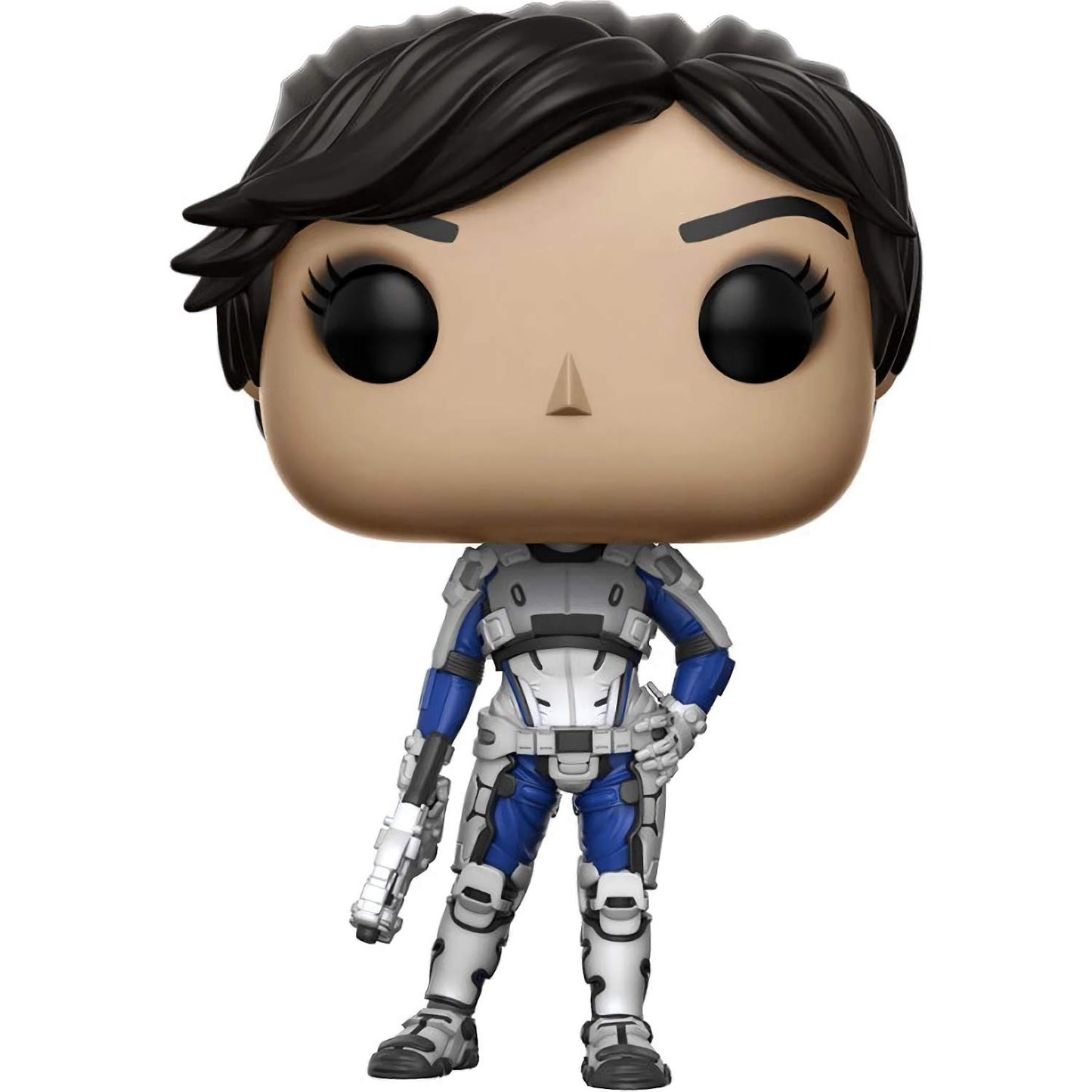 Funko Sara Ryder: P o p ! Games Vinyl Figurine Bundle with 1 Compatible 'ToysDiva' Graphic Protector (185-12309 - B)