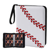 Baseball Card Binder, Collectible Trading Card Albums for 4 Pockets Trading Card Accessories Folder, 400 Pocket Sports Card Binder for Baseball Card