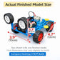 STEM Kit for Kids Ages 8-14, Build 7 Models, Solar & Motor Science Kit