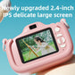 Kids Camera, 1080P 48MP Front Selfie Toddler Camera, 2.4" Large Screen Toy Camera, 8X Zoom Christmas Birthday Gift Camera, Fit 2 3 4 5 6 7 8 9 10 11