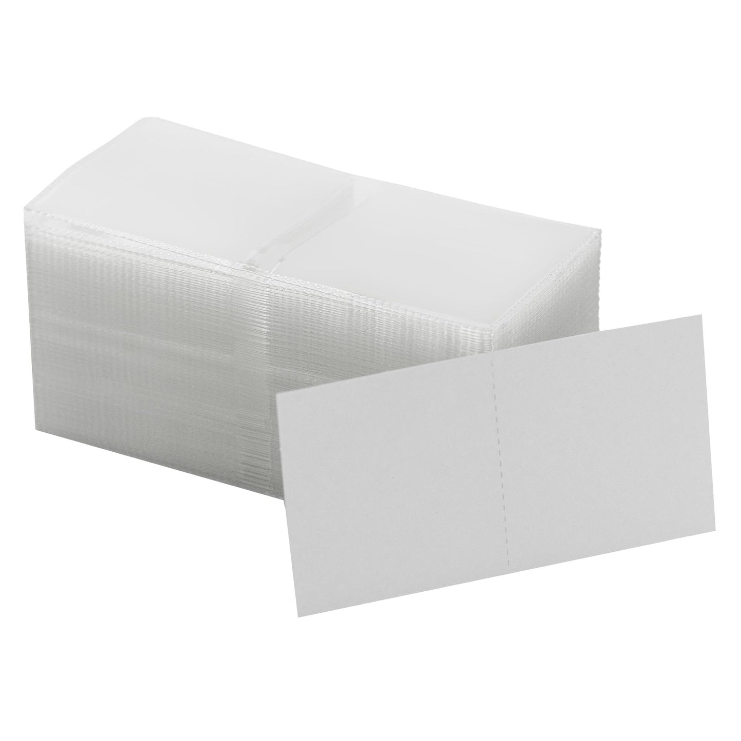 Coin Shield 50 2x2 Double Pocket Coin Flips PVC Free Clear Vinyl Holders with Inserts