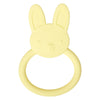 C.R. Gibson 100% Food Grade Silicone Bunny Baby Teether for Infants, 2.75" x 4.25", Multicolor