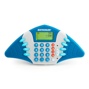 Educational Insights MathShark - Electronic Math Games for Kids Ages 6-8, Handheld Math Game, Addition and Subtraction Toys, Multiplication