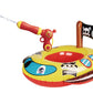 Pool Floats Kids with Water Gun, Pirate Ship Float for Toddler, Blow Up Swimming Pool Toys, Summer Fun Pool Inflatables Floaties for Boys Girls
