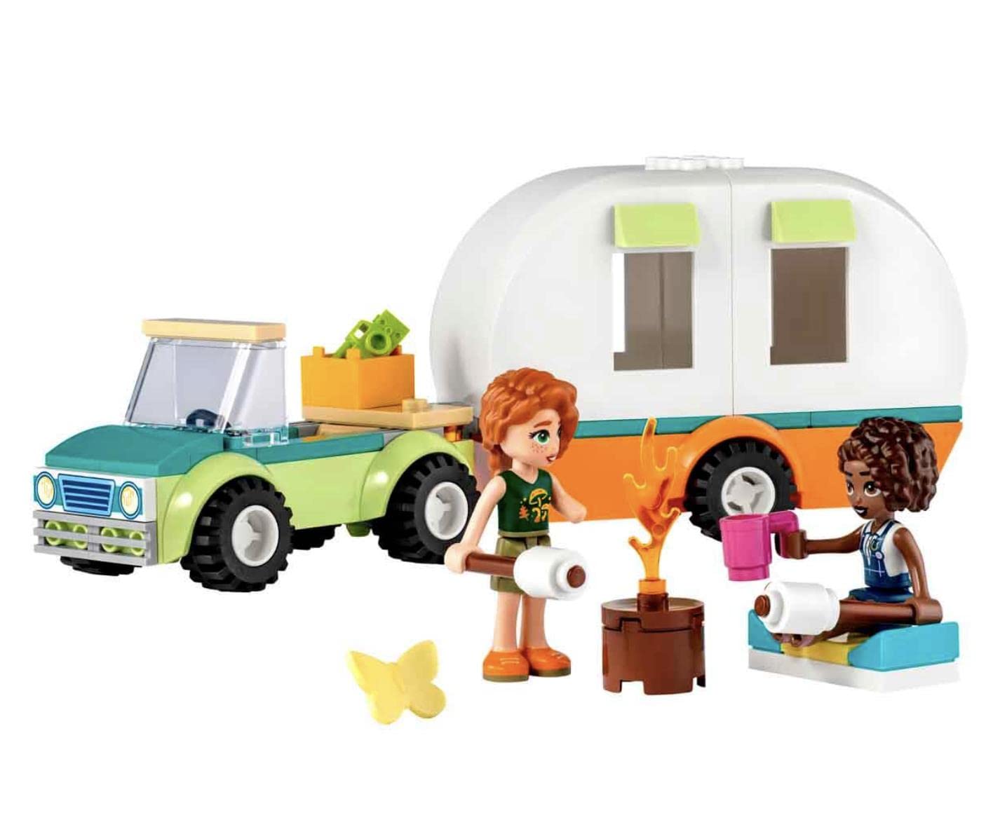 LEGO Friends Holiday Camping 41726 Toy Blocks, Present, Vehicles, Girls, Ages 4 and Up