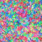 Shuiniba S Clips, Rubber Bands Refills Set for DIY Bracelet Craft, for Plastic Chain Links Bracelet, Colorful - 200 Pack