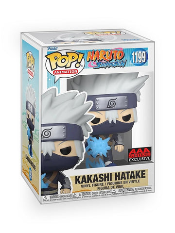 Epic Collectibles Pop Anime: Naruto Shippuden - Young Kakashi Hatake Exclusive Vinyl Figure Bundled with Box Protector Compatible for Funko