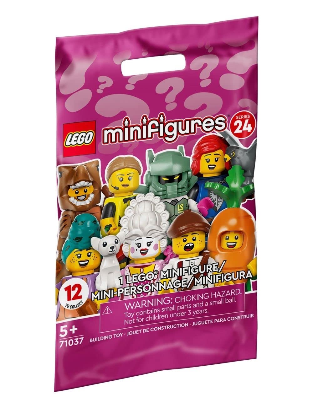 LEGO Collectable Minifigures Series 24 - Brown Astronaut and Spacebaby 71037