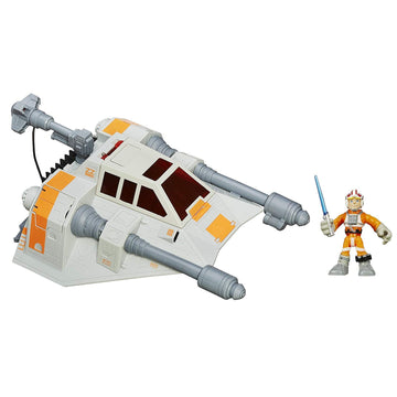STAR WARS Galactic Heroes Snow Speeder Vehicle with Luke Skywalker