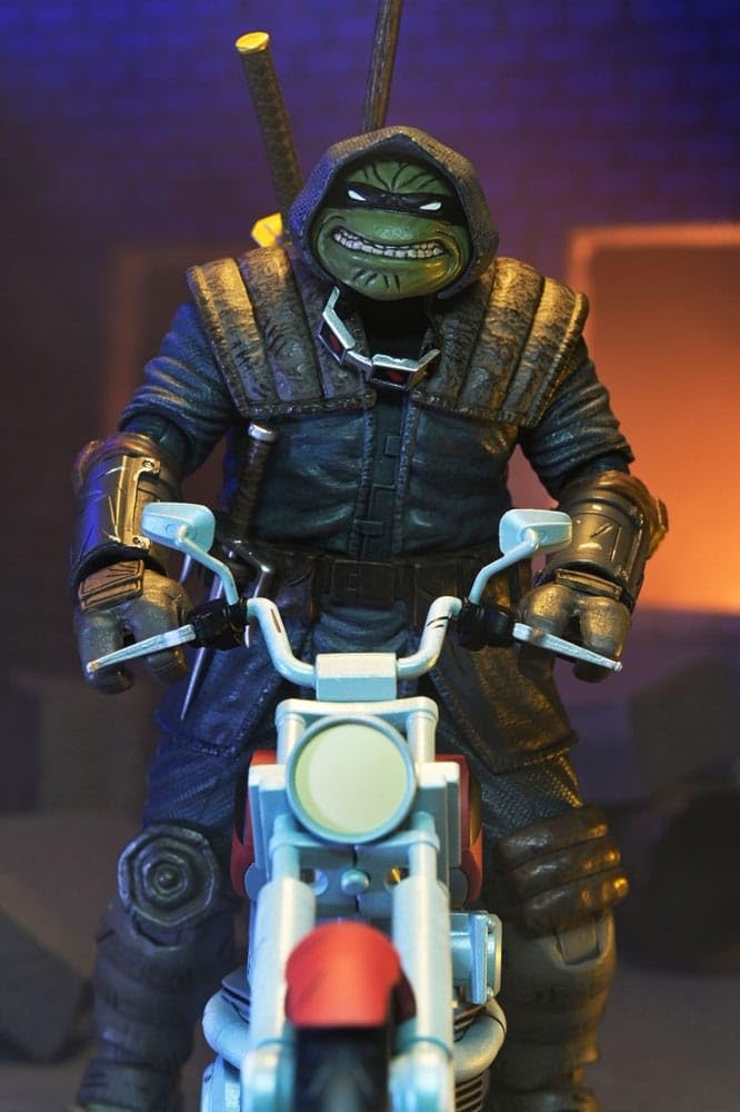 NECA - Teenage Mutant Ninja Turtles (The Last Ronin) - Casey Marie with Motorcycle 7" Scale Action Figure