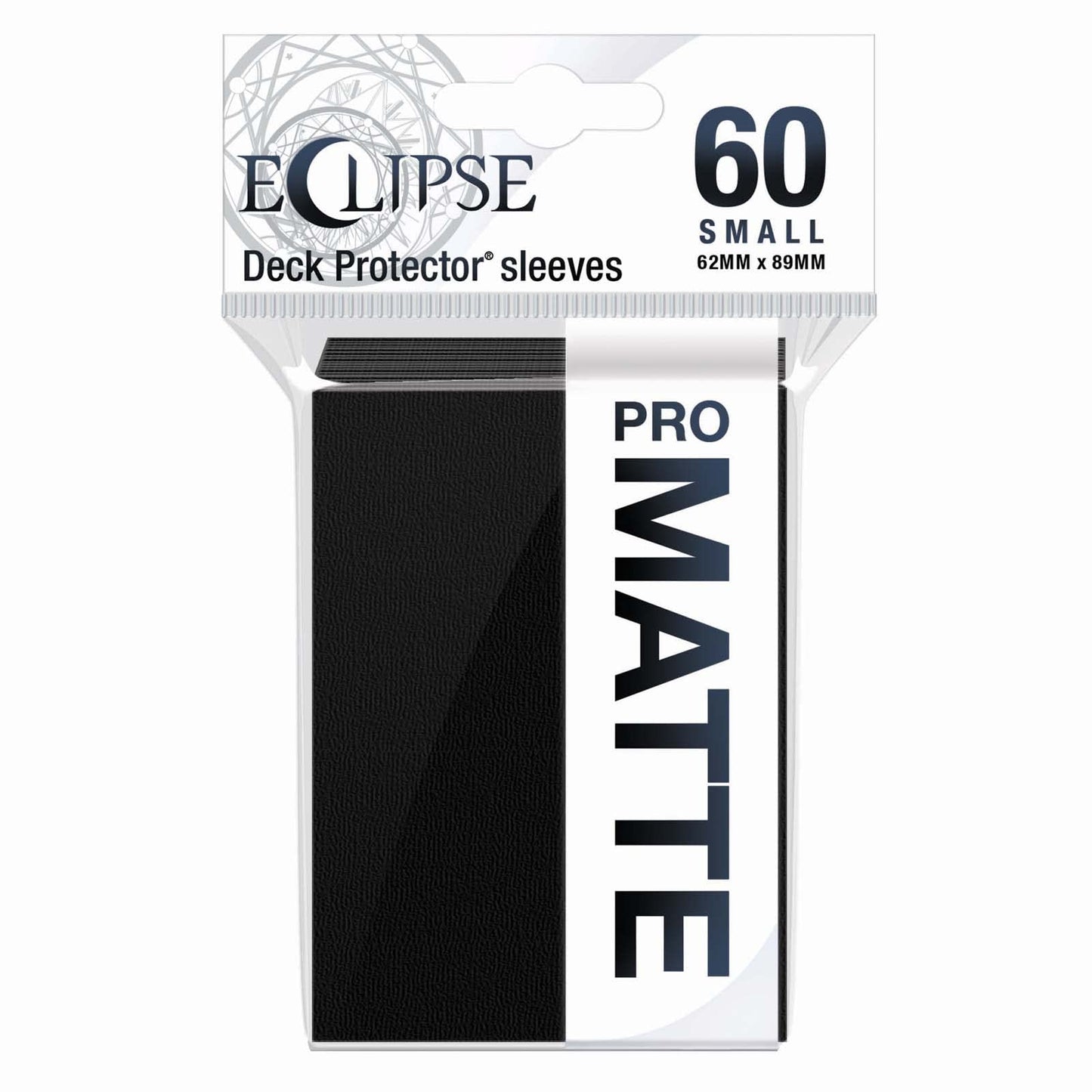 Ultra Pro - Eclipse Matte Small Sleeves 60 Pack - Jet Black
