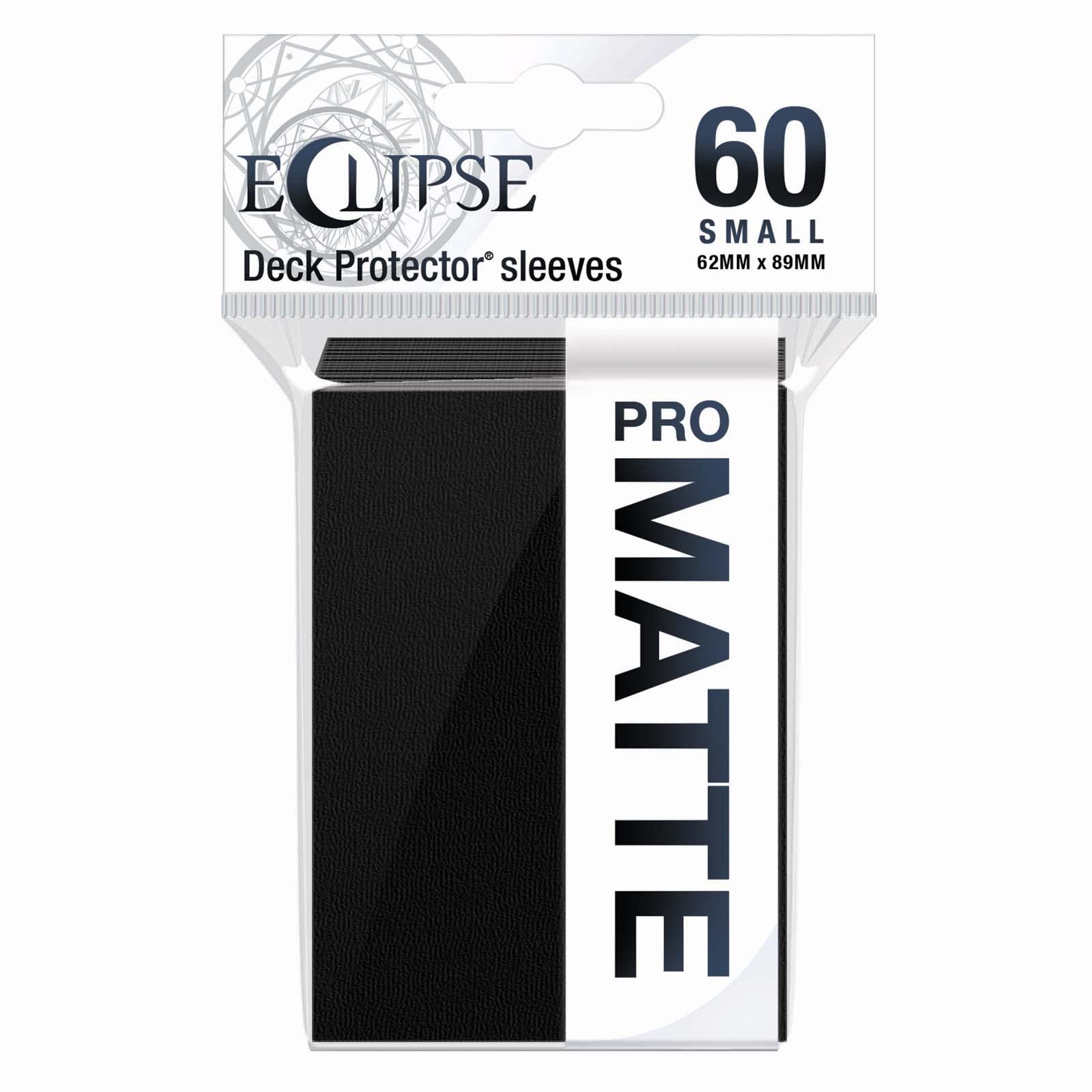 Ultra Pro - Eclipse Matte Small Sleeves 60 Pack - Jet Black