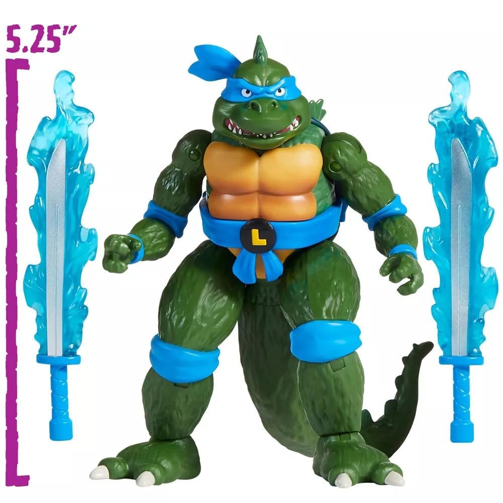 TEENAGE MUTANT NINJA TMNT x Godzilla: Godzilla Leo Action Figure with Accessories by Playmates Toys