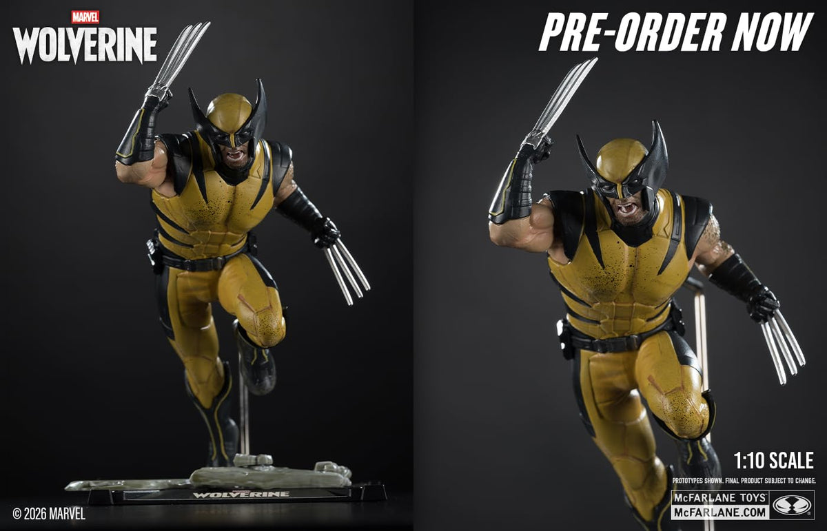 McFarlane Toys- Marvel Wolverine 1:10th Scale Posed Statue
