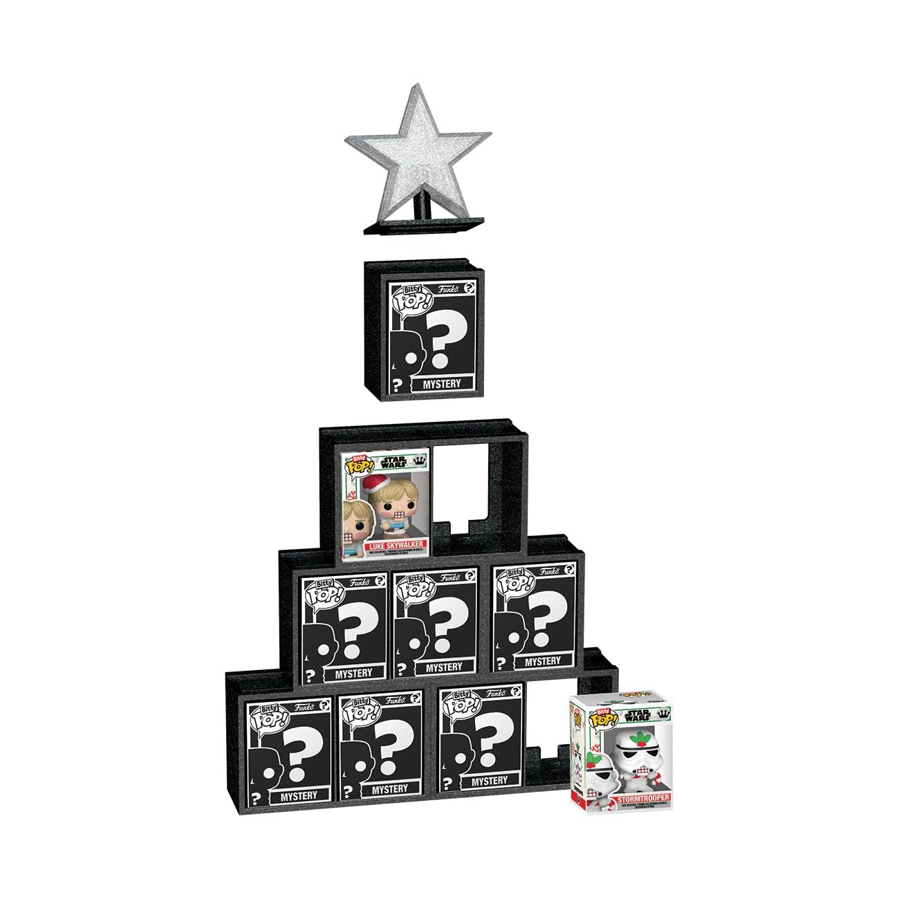 Funko Pop! Bitty Countdown Calendar: Star Wars - 24 Days of Surprises - Collectible Vinyl Mini Figures - Mystery Box - Gift Idea - Holiday Present for