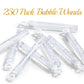250 Pack Mini Bubble Wands Bulk, Party Favors for Weddings, Valentine's Day, Anniversaries, Celebrations, Graduation, Birthday for Boys Girls Kids